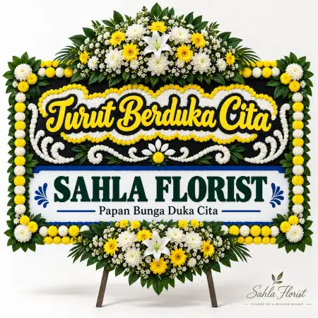Papan Bunga Duka Buru Selatan